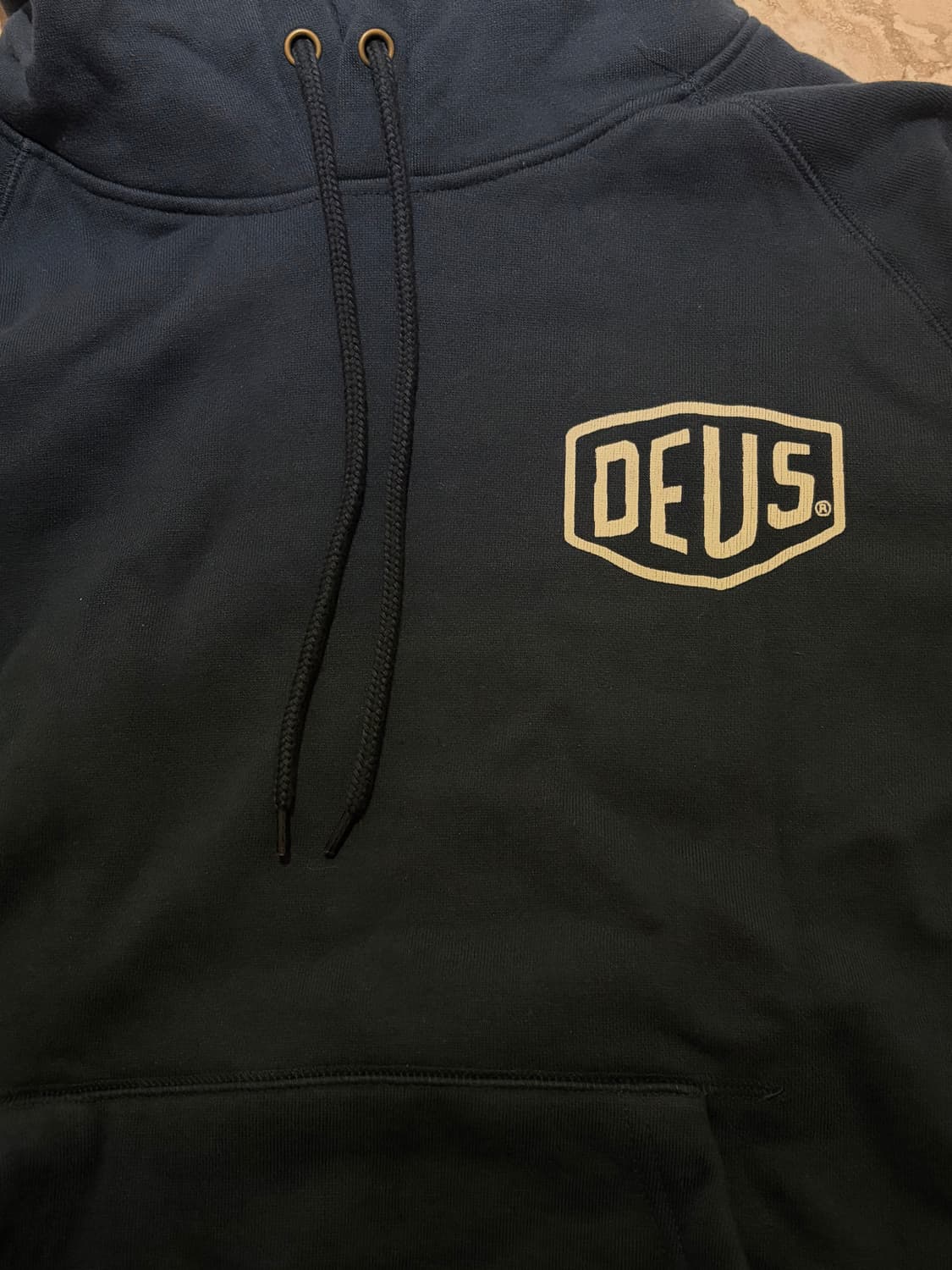 데우스 엑스 마키나 서울 어드레스 후드티 네이비 L 상품이미지3