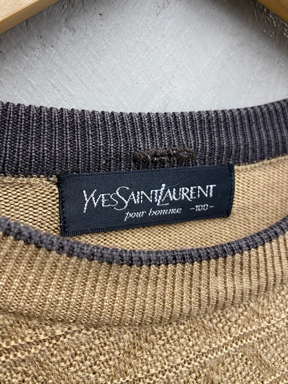 [100] 90s YSL 입생로랑 빈티지 울 니트 상품이미지6