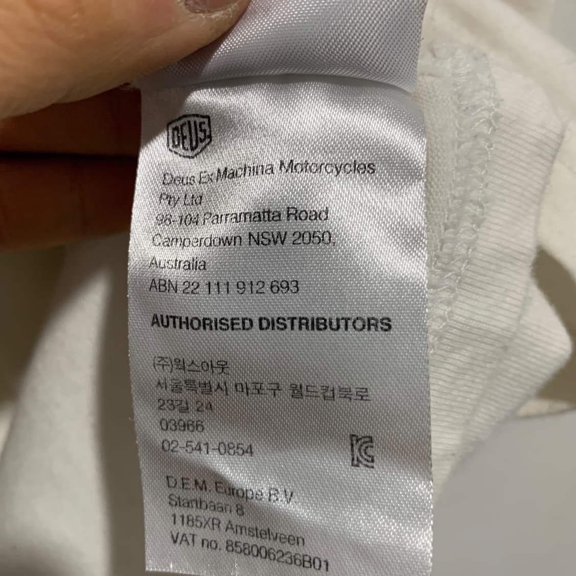 데우스 프린팅 반팔티셔츠 상품이미지10