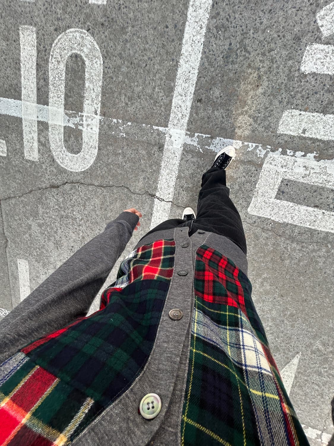 꼼데가르송 옴므 패치워크 가디건 상품이미지1