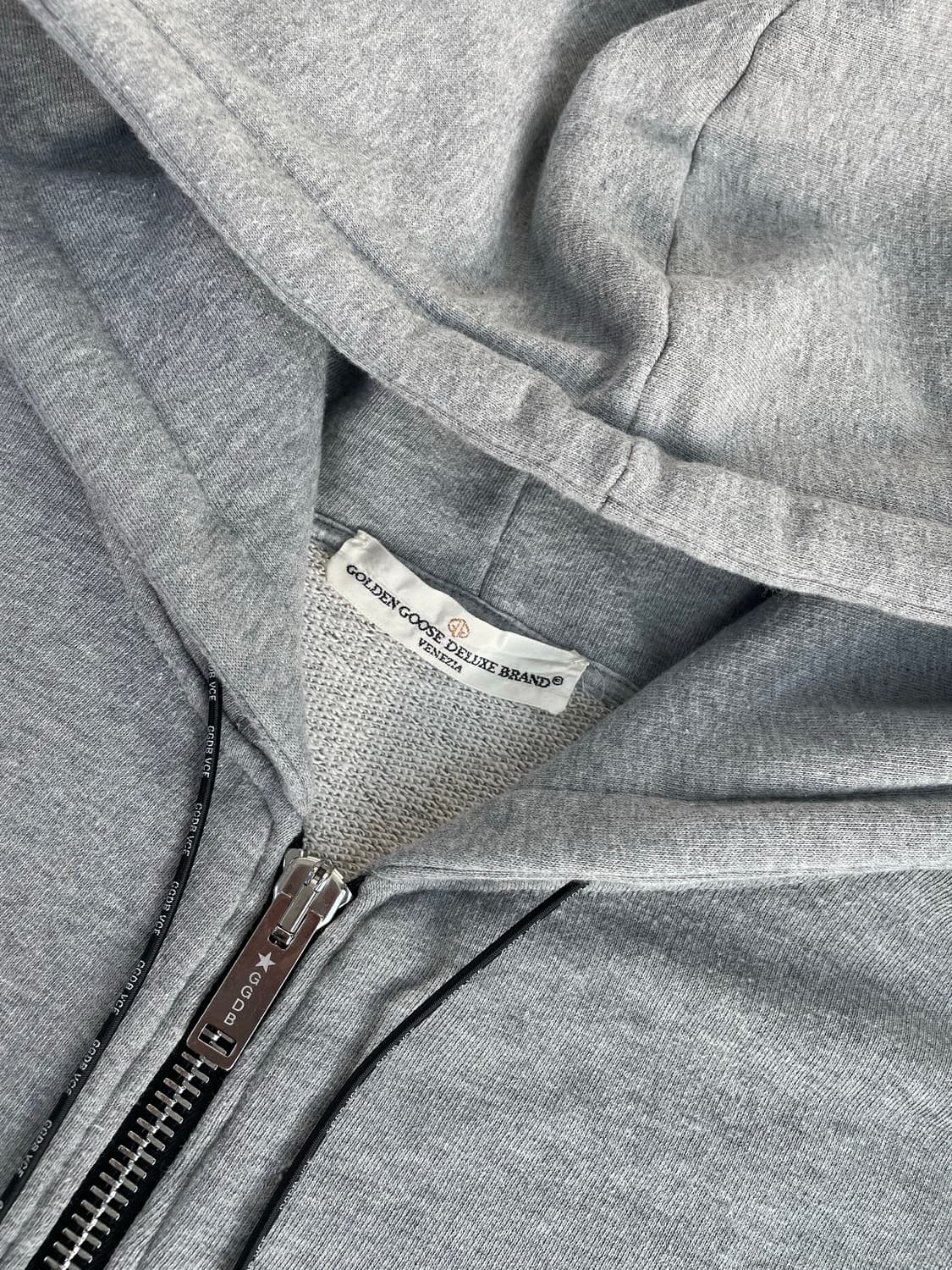 [L] 골든구스 백프린팅 로고 후드 집업 자켓 상품이미지8