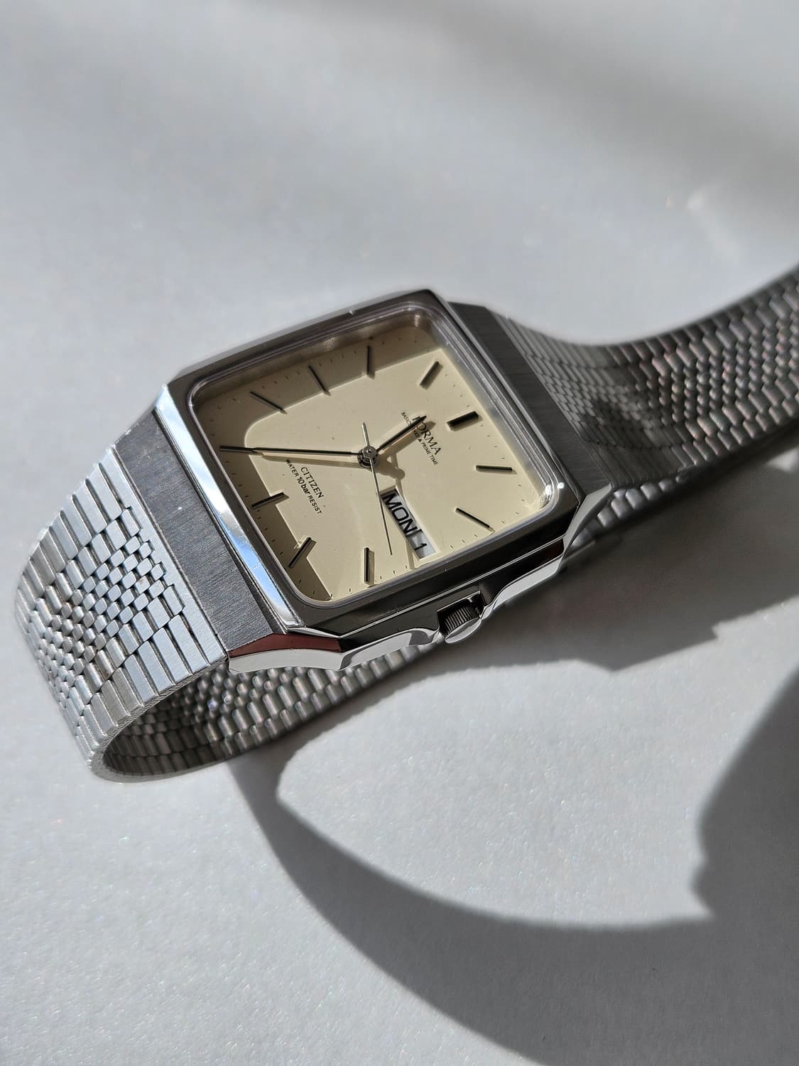 시티즌 포르마 사각 빈티지 메탈 시계 상품이미지4