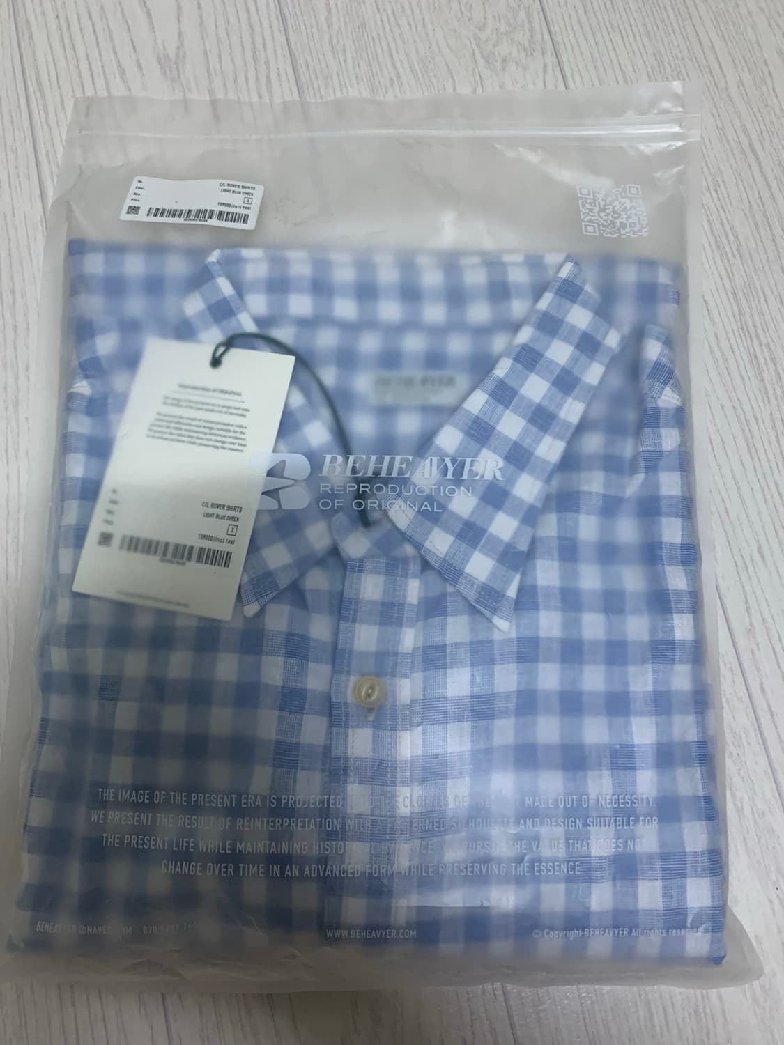비헤비어 C/L ROVER SHIRTS 3사이즈 상품이미지2