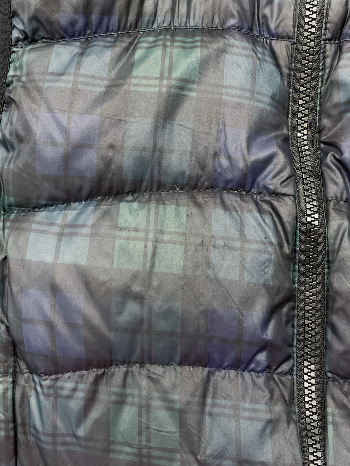 노스페이스 블랙워치 체크 다운 베스트 상품이미지10