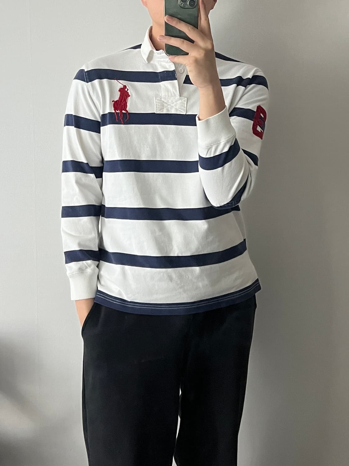 폴로 랄프로렌 단가라 럭비티 XL 상품이미지8