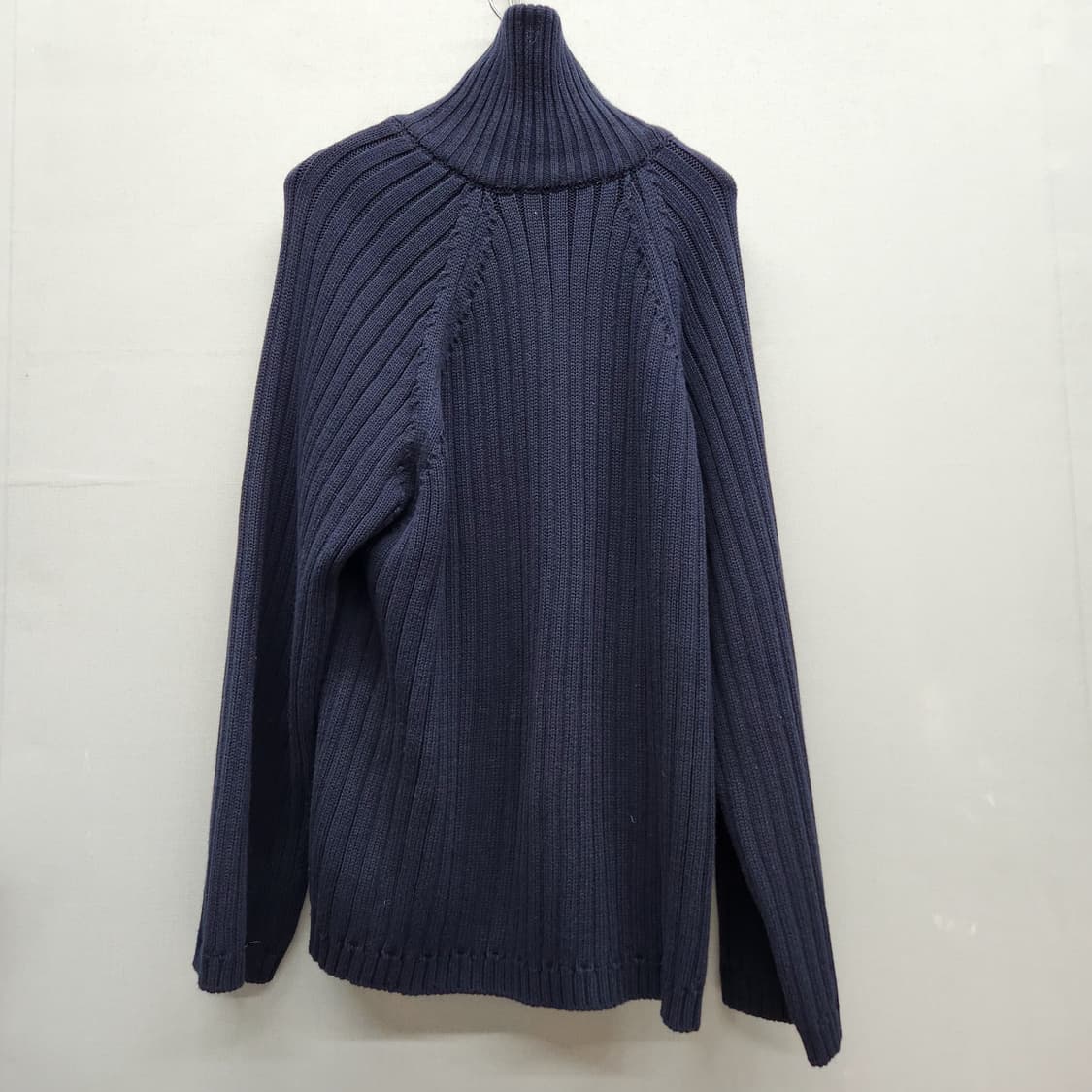 자라 ZARA 사이드지퍼 골지 코튼 반집업 니트 M(L~XL) 남여공용 상품이미지5