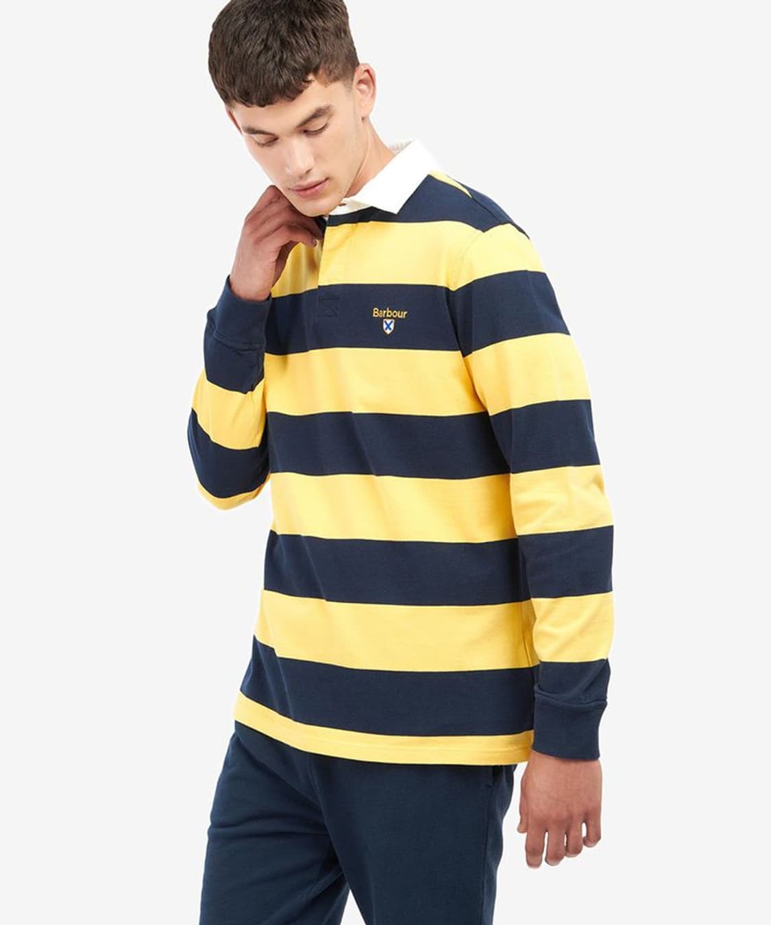 Borbour 바버 Hollywell 스트라이프 폴로셔츠 상품이미지1