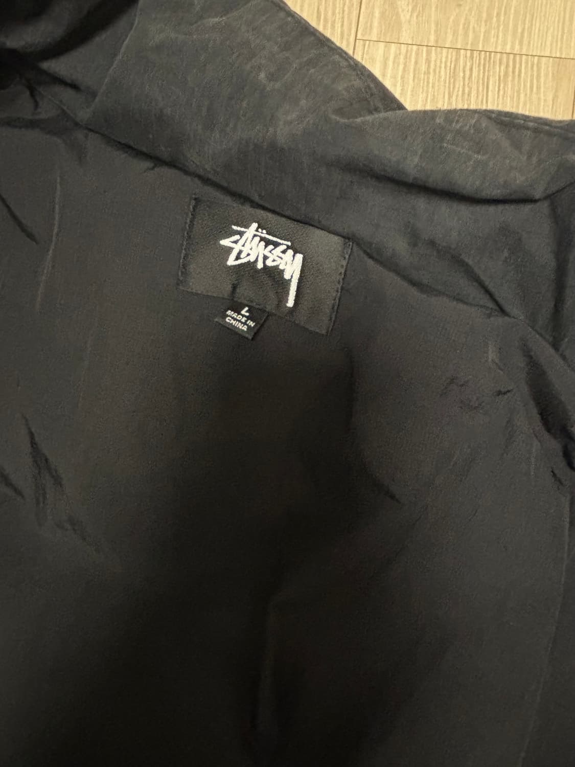 [L] 스투시 퍼퍼 패딩 블랙 상품이미지4