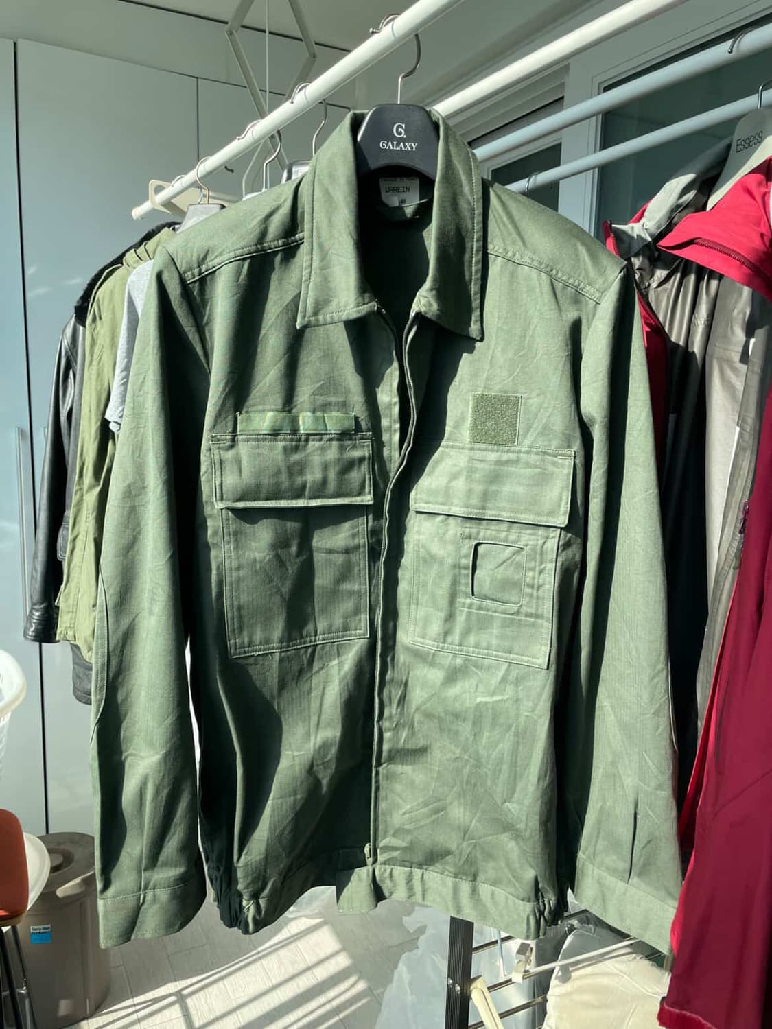 L) 80s 프렌치 밀리터리 워크 자켓 상품이미지1