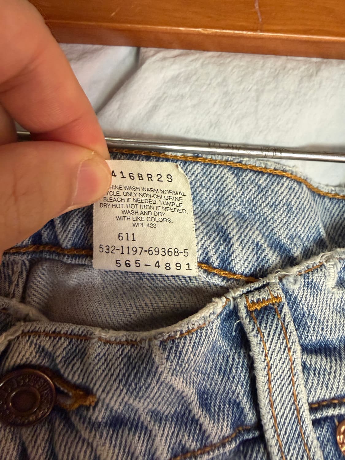 90s Made in USA 리바이스 565 36x32 상품이미지8