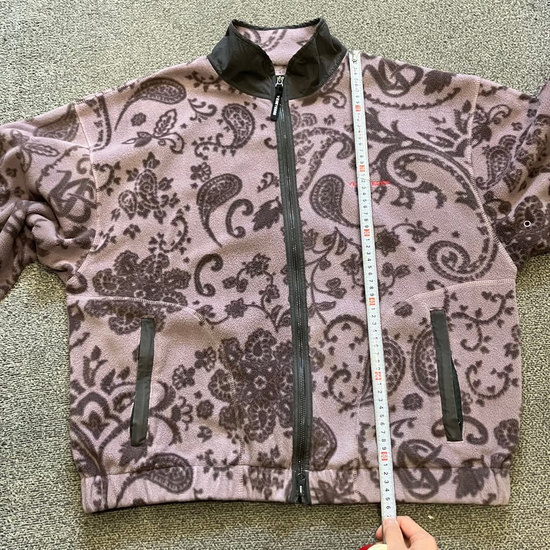 226 예스아이씨 페이즐리 플리스 후리스 투웨이 상품이미지7