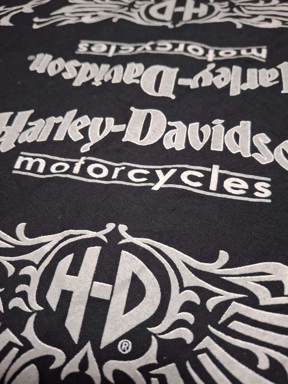 00s 할리데이비슨 반다나 블랙 상품이미지3