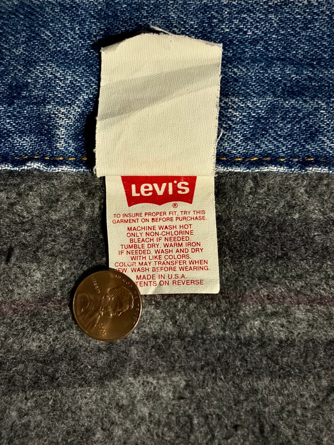 90s 리바이스 트러커 70505 USA🇺🇸 상품이미지7
