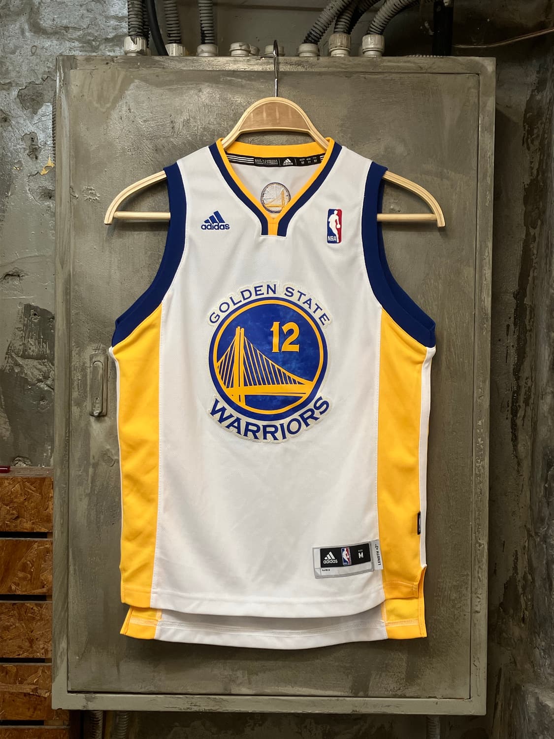 아디다스 골든 스테이트워리어스 농구 유니폼 화이트 M 상품이미지1