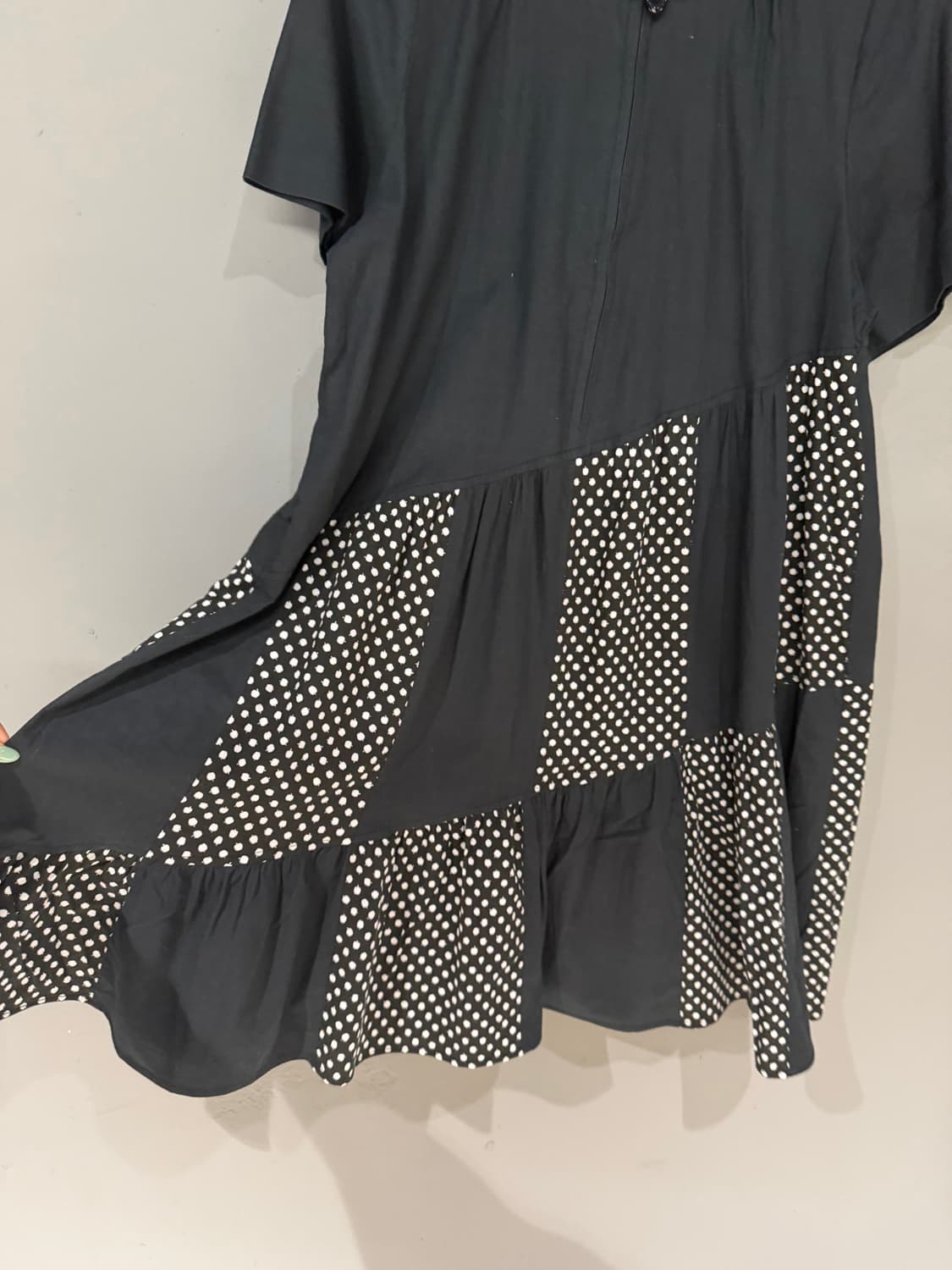 diagonal dot pattern point one-piece 상품이미지8
