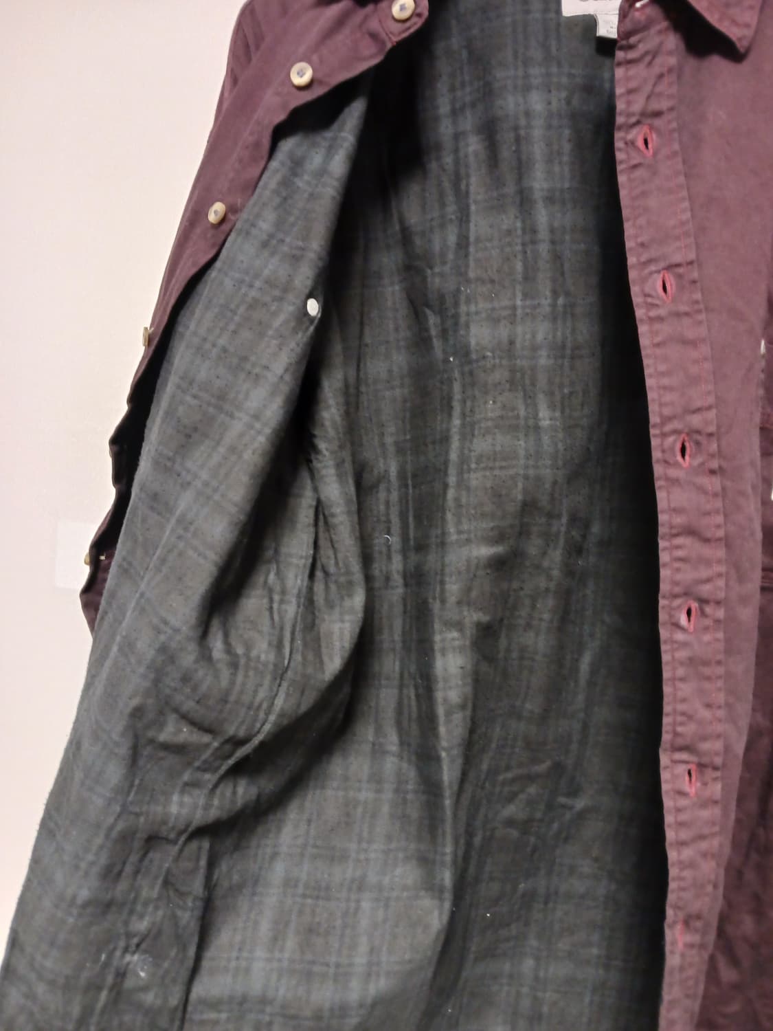 갈하트 안감 코듀로이 리워크 셔츠 상품이미지4