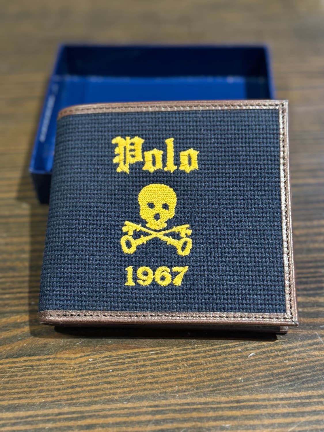 폴로 Polo 랄프로렌 스컬 반지갑 판매해요 상품이미지1
