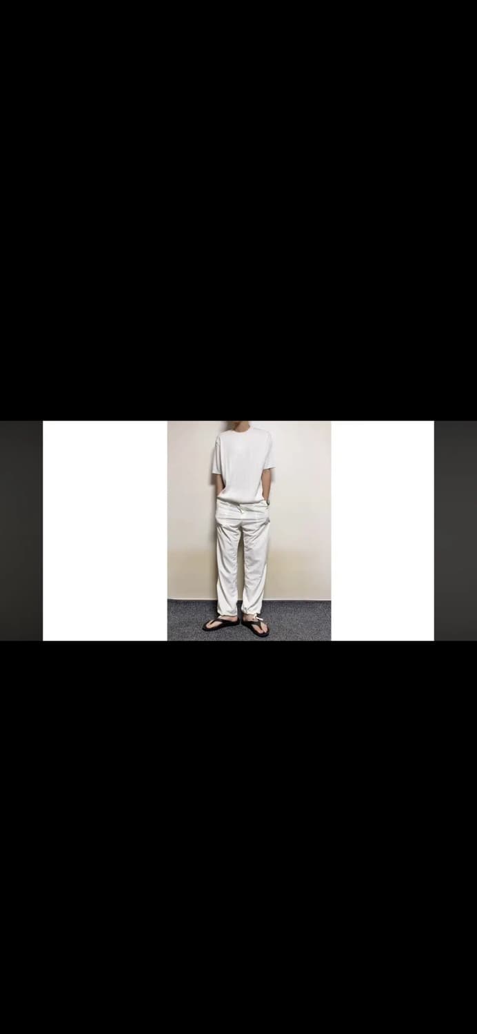 무료배송) 유니폼브릿지 퍼티그 나일론 팬츠 크림 m size 상품이미지2