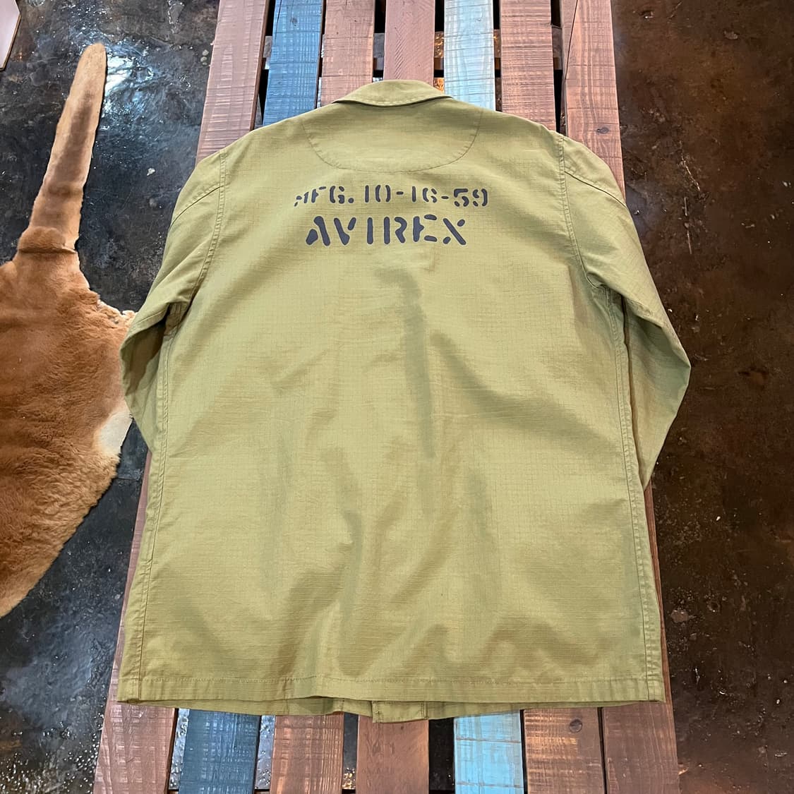 아비렉스 밀리터리 퍼티그 셔츠 자켓 상품이미지7