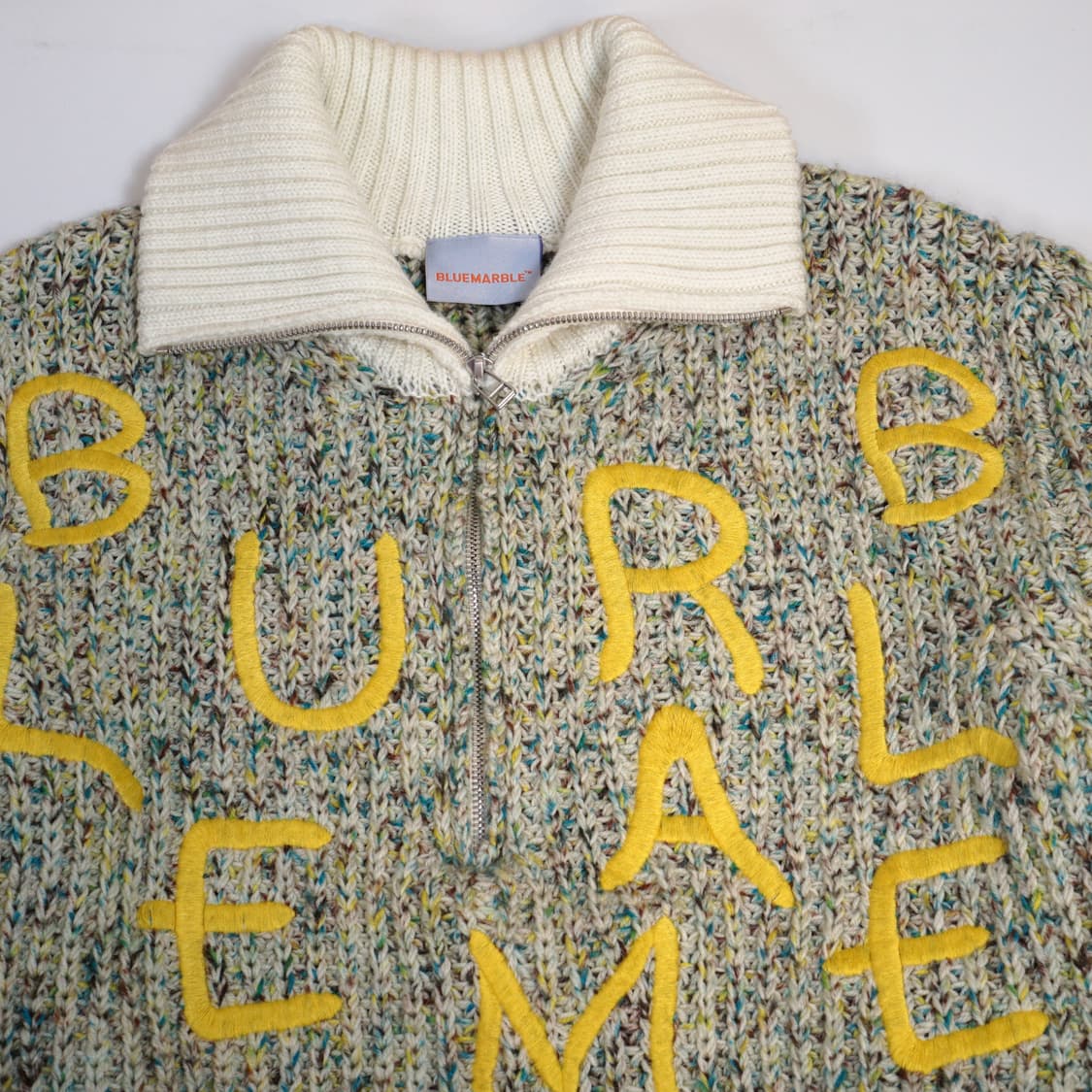 블루마블 23FW 로고 울 스웻 상품이미지5