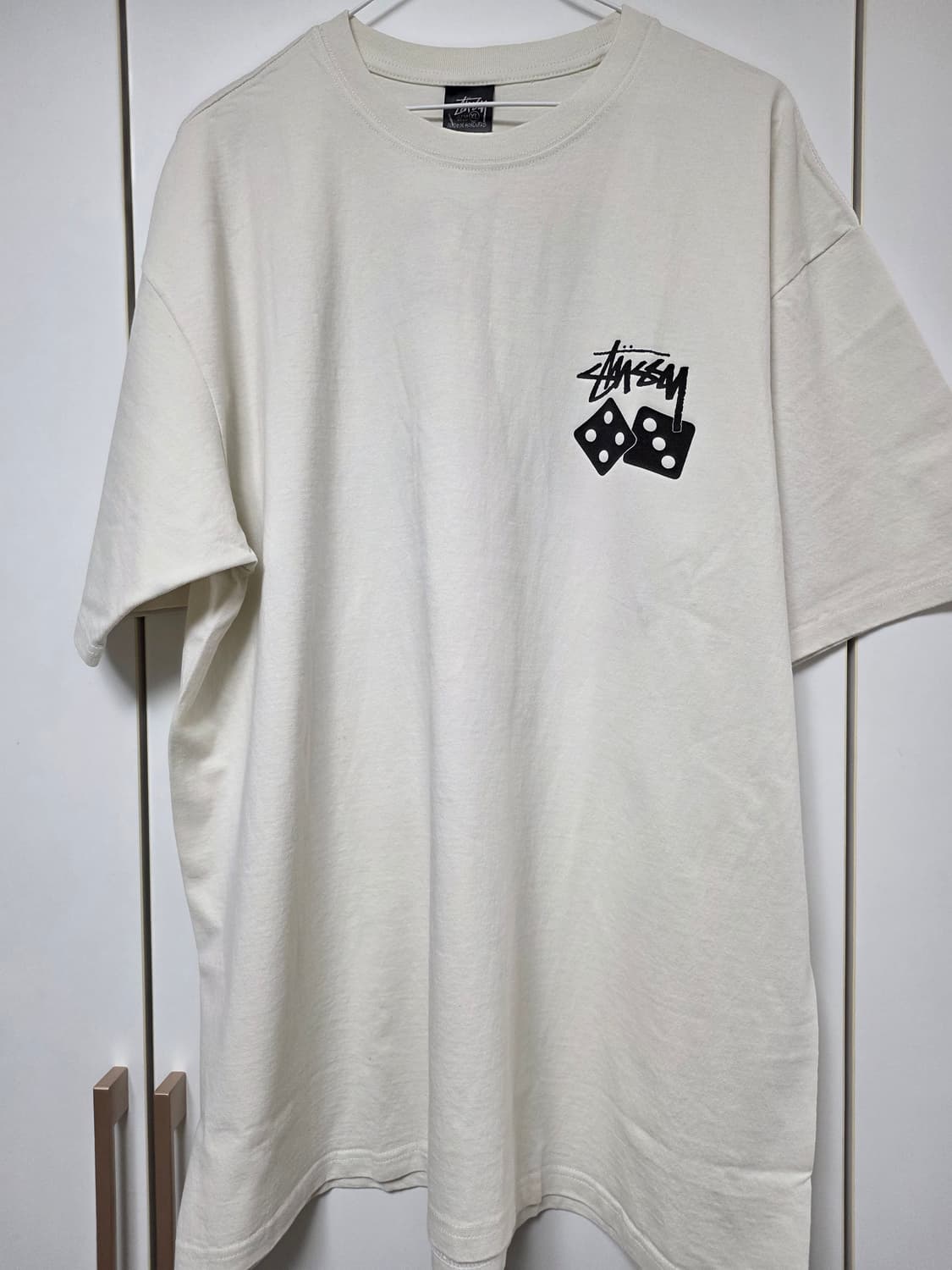 스투시 다이스 반팔 티셔츠 아이보리 xl 상품이미지1