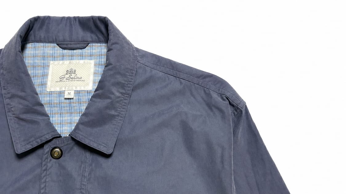 JPN 90s 일본빈티지 Y2K 아메카지 크롭 블루종 해링턴 워크자켓 M 상품이미지4