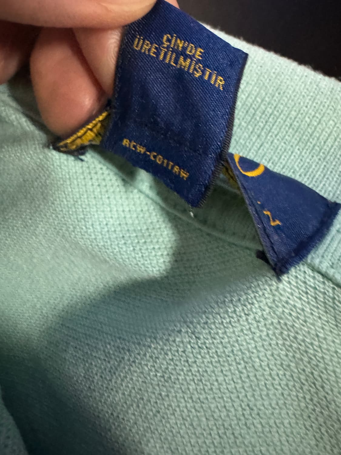 여성 폴로 랄프로렌 PK 반팔 카라 티셔츠 Xs 키즈 민트 상품이미지5