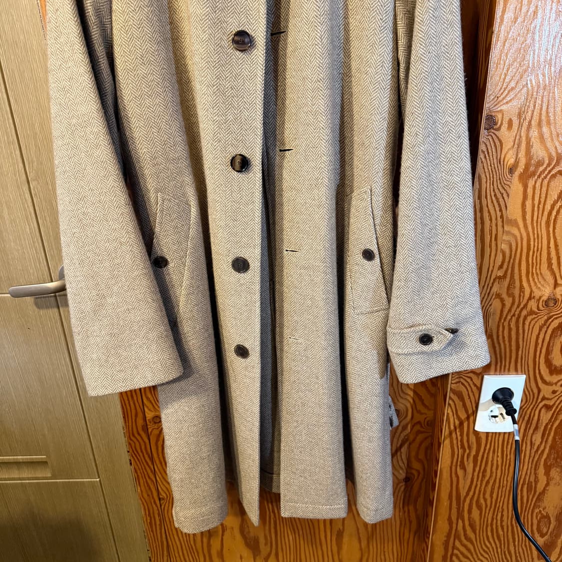 랄프로렌 퍼플라벨 울 발마칸 벨티드 코트  상품이미지8