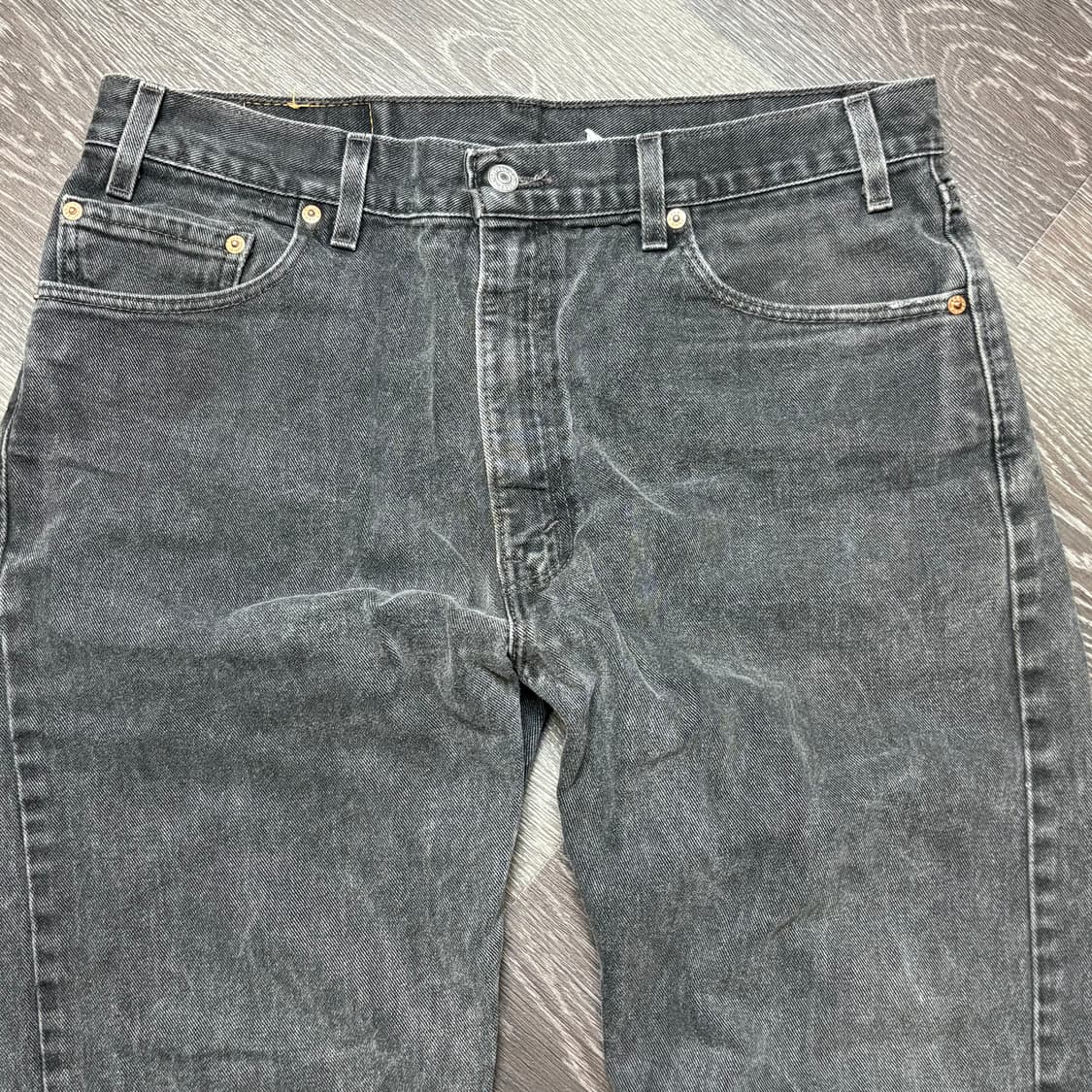 [36/30] 리바이스 505 오렌지 탭 USA 🇺🇸 블랙 흑청 상품이미지2