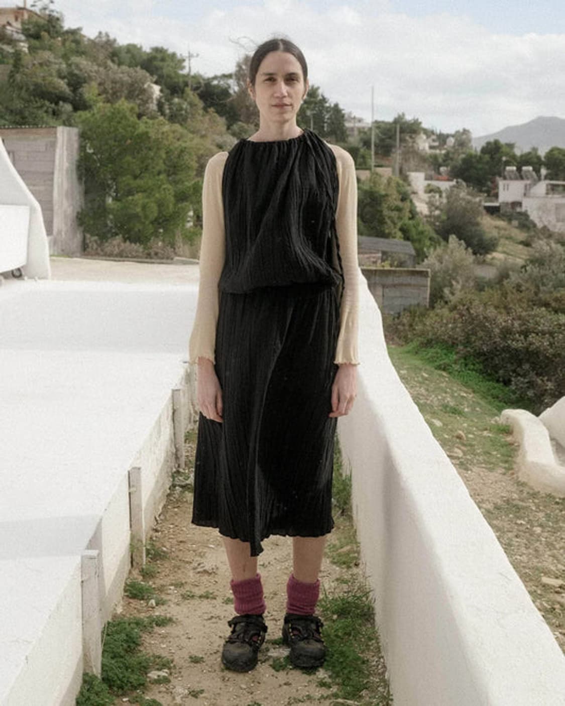 Baserange Diph dress / Black 상품이미지1