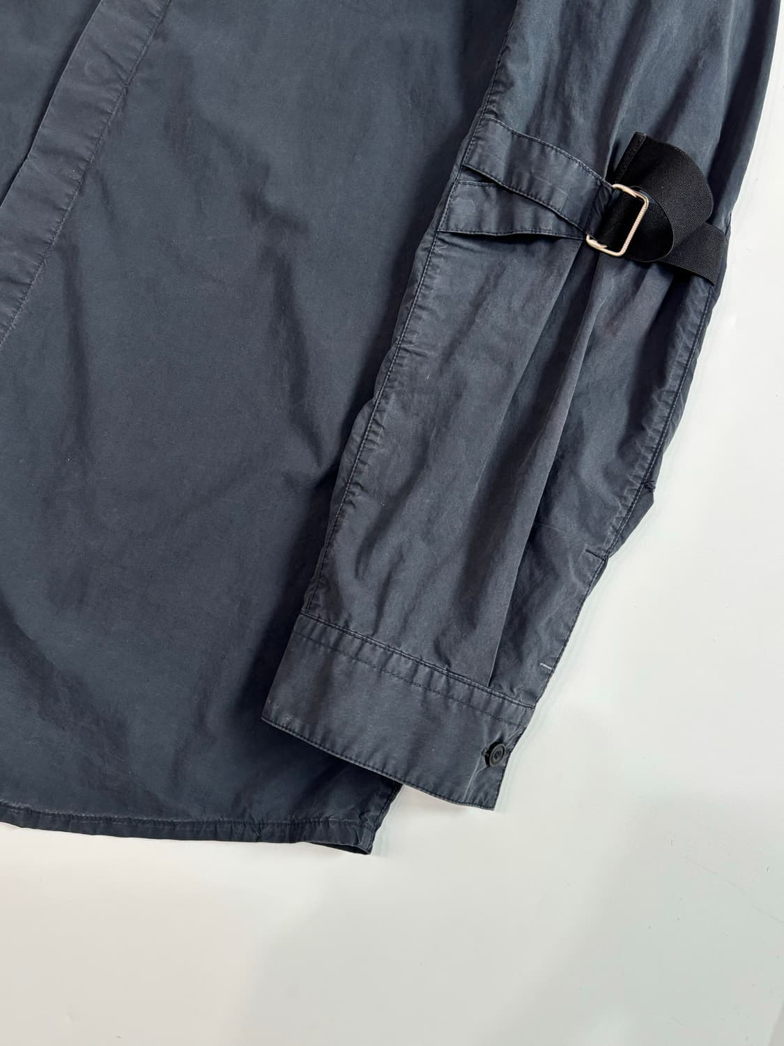 Helmut Lang 헬무트랭 딥그레이 논카라 버튼 자켓 상품이미지8
