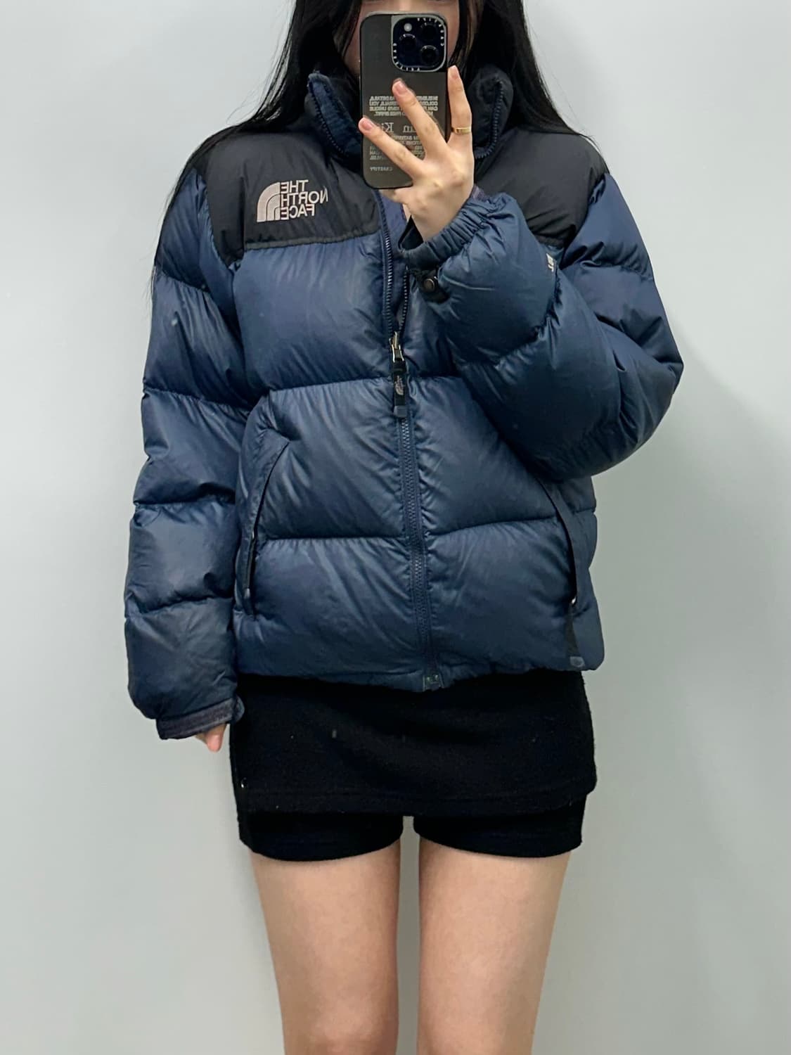 노스페이스 레트로 눕시 700 네이비 패딩 자켓 상품이미지1