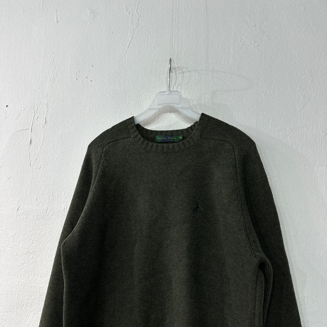 빈폴 카키 니트 M 상품이미지2