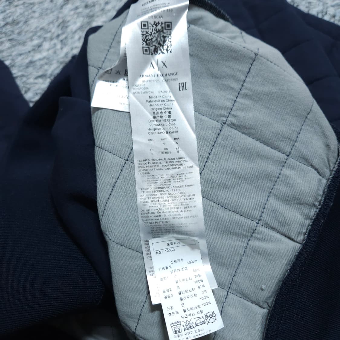 AX알마니익스체인지)100 남자 맨투맨티셔츠 / 왕눈이샵 상품이미지8