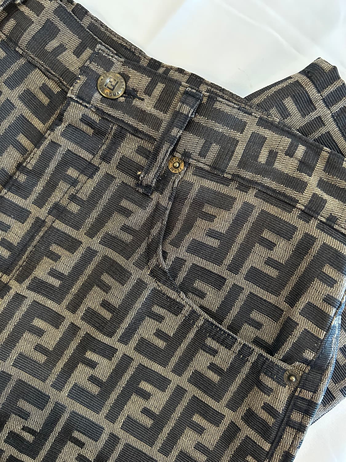 FENDI 펜디 90's FF 자카드 팬츠 상품이미지7