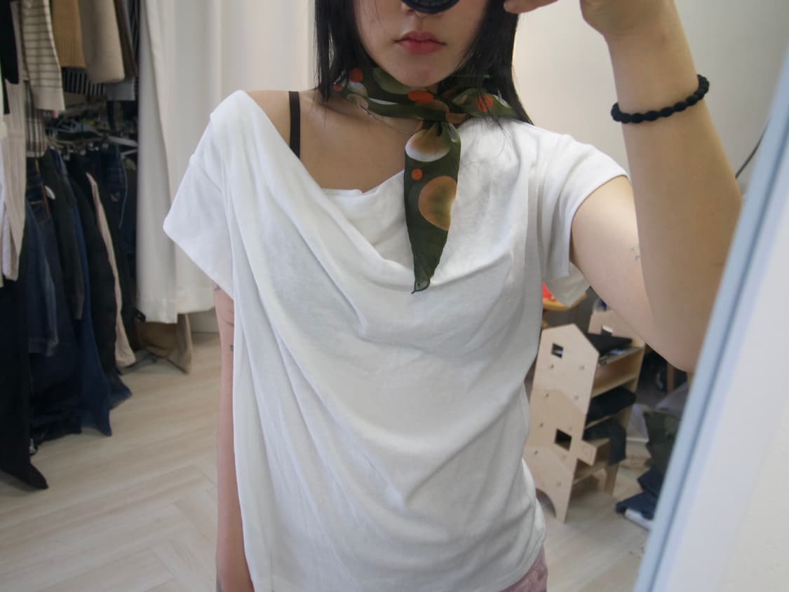 🔘circle pattern scarf🔘 상품이미지8