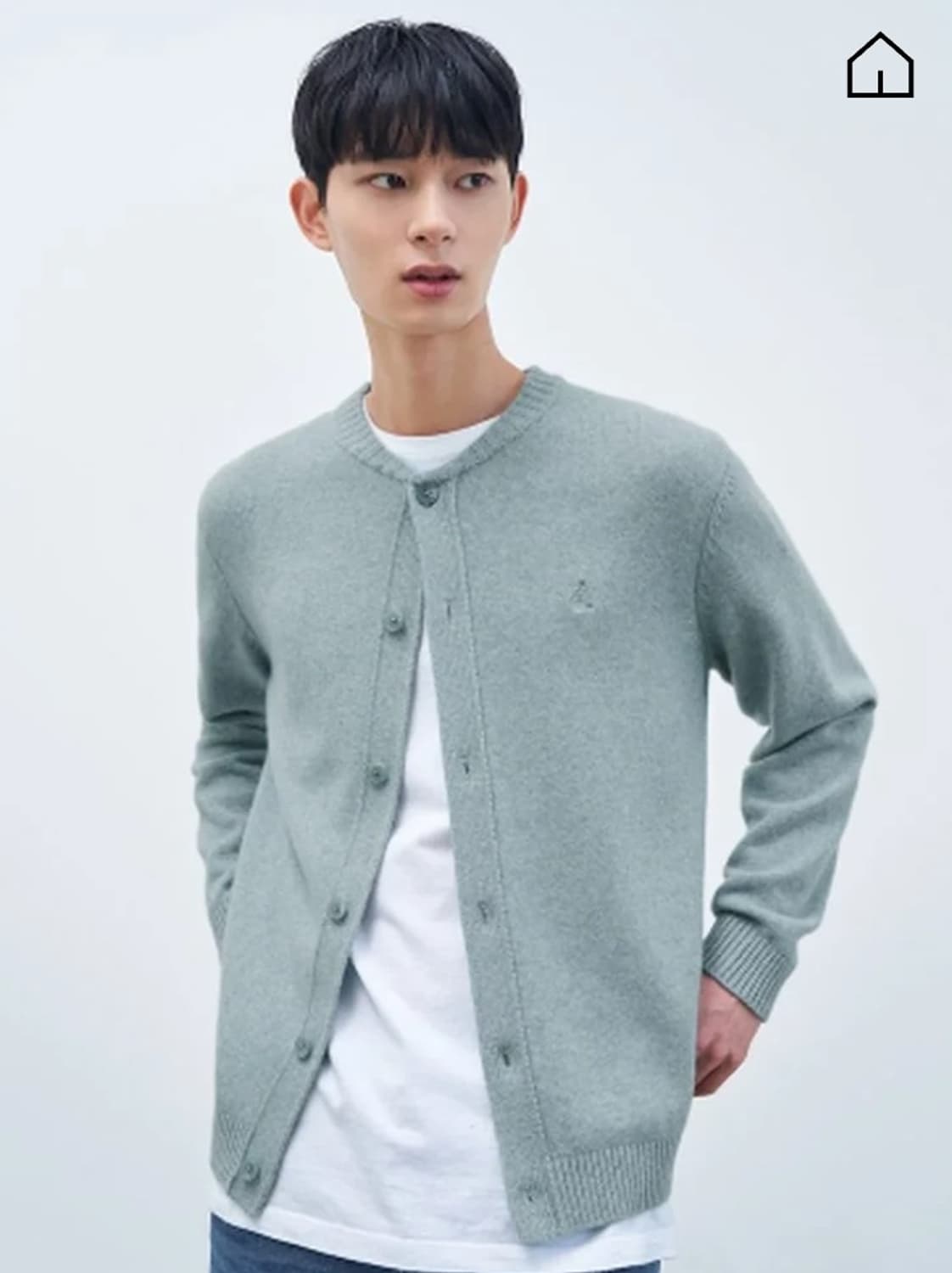 BEANPOLE 빈폴 2024 캐시미어  블렌드 라운드 가디건 L사이즈 상품이미지1