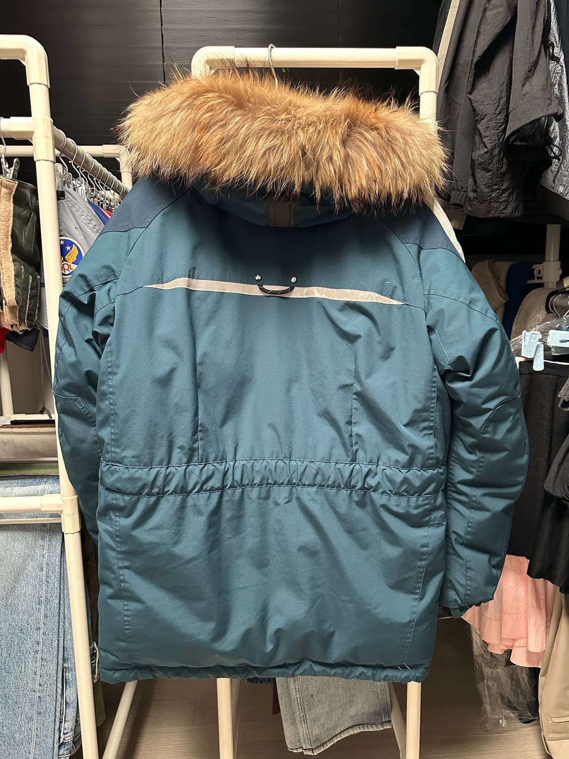 뉴발란스 카메라맨 패딩 네이비 100/L 상품이미지2