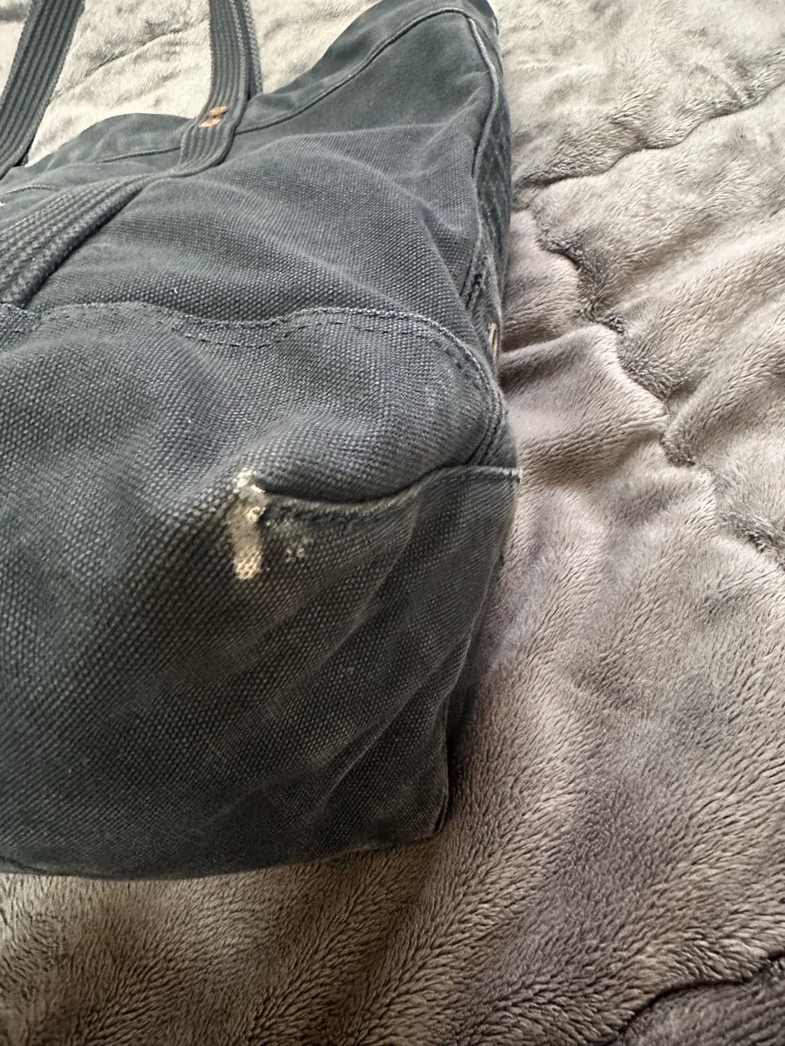 폴로 랄프로렌 캔버스 코튼 토트백 네이비 상품이미지3