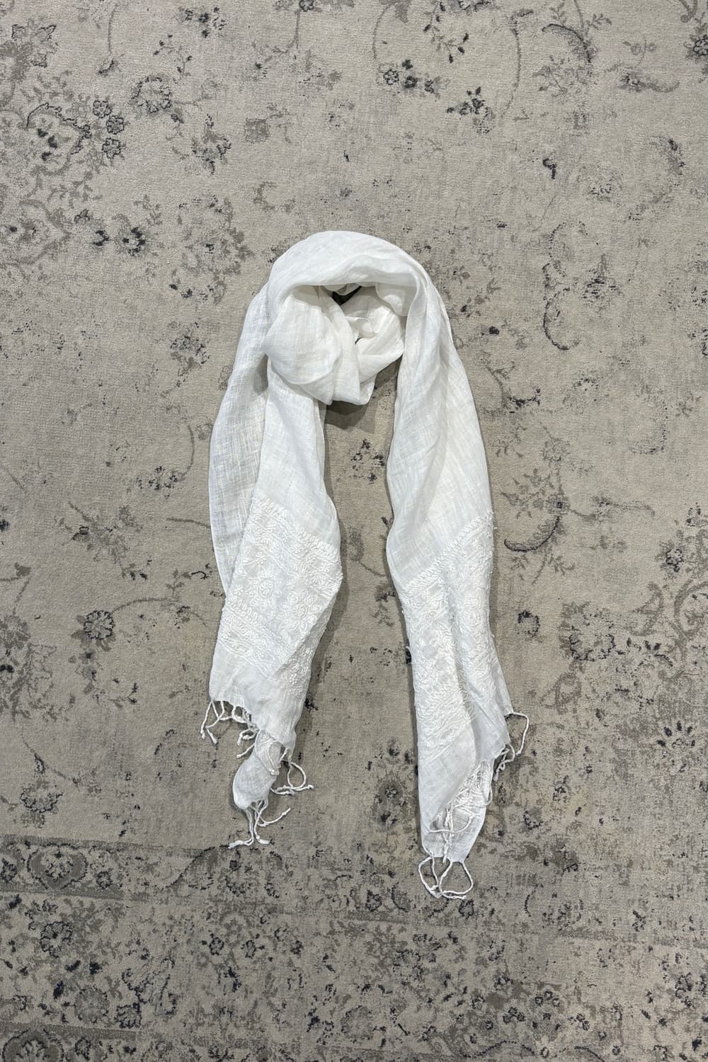 White Gauze Scarf 상품이미지1