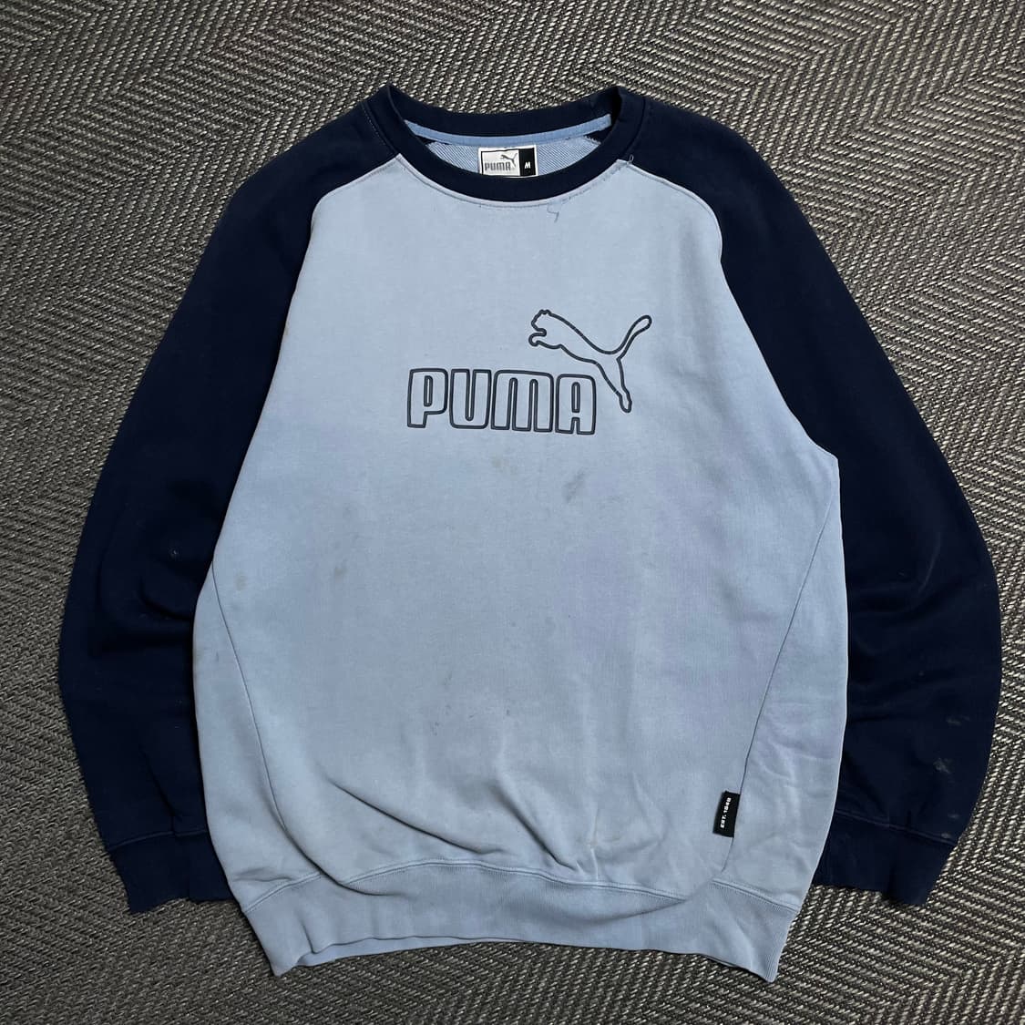 00s 푸마 올드스쿨 배색 박시핏 스웻 맨투맨o 5108 상품이미지1