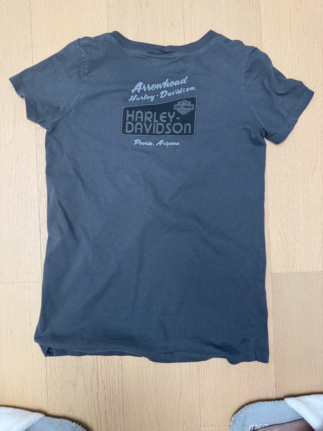 할리데이비슨 여성용 V넥 반팔 티셔츠 상품이미지4