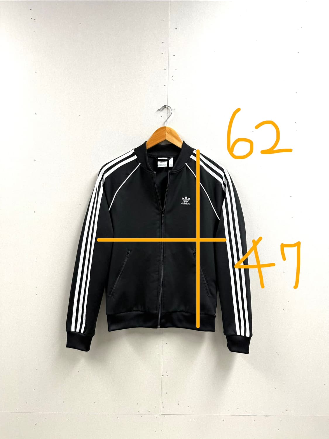 여성 S / 아디다스 슈퍼스타 트랙탑 져지 블랙 상품이미지2