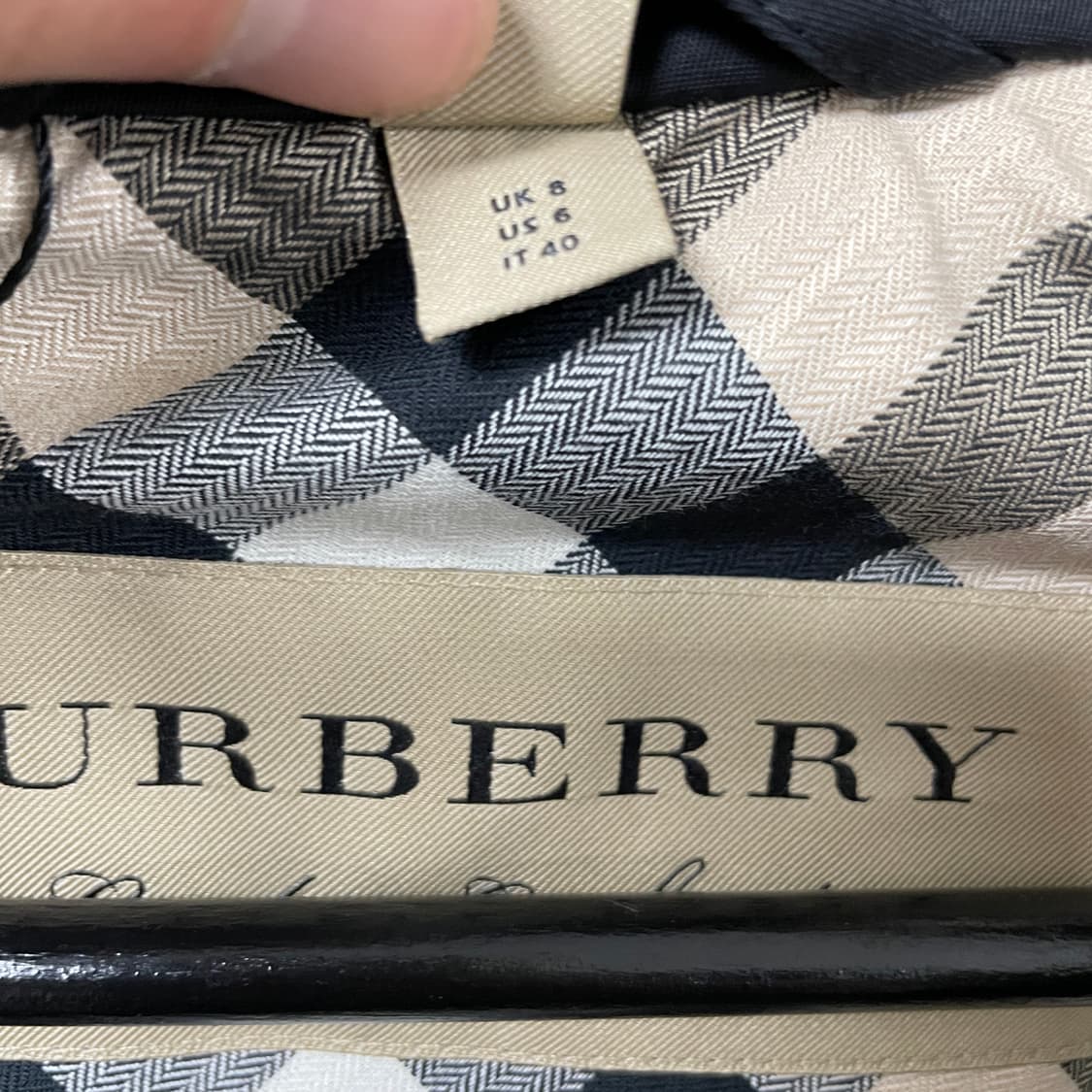 버버리 야상 자켓 40(W) 상품이미지5