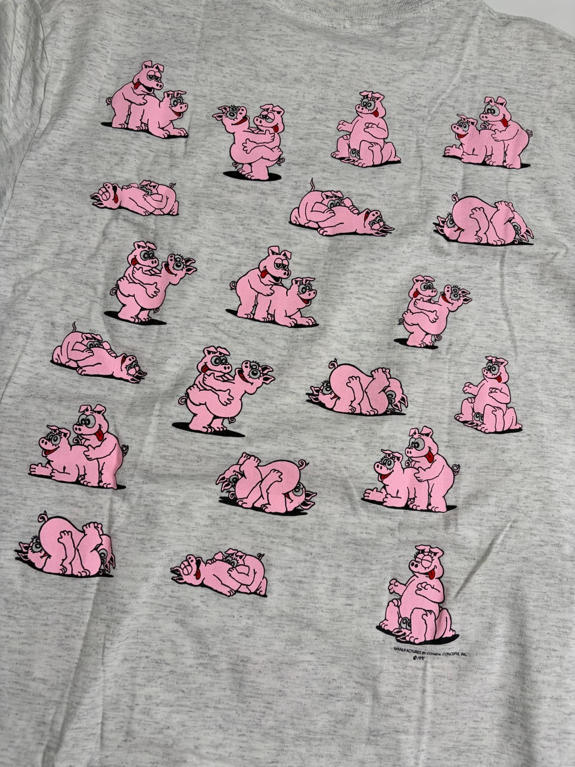 90s Pig Sex Kamasutra Tee (grey) 상품이미지7