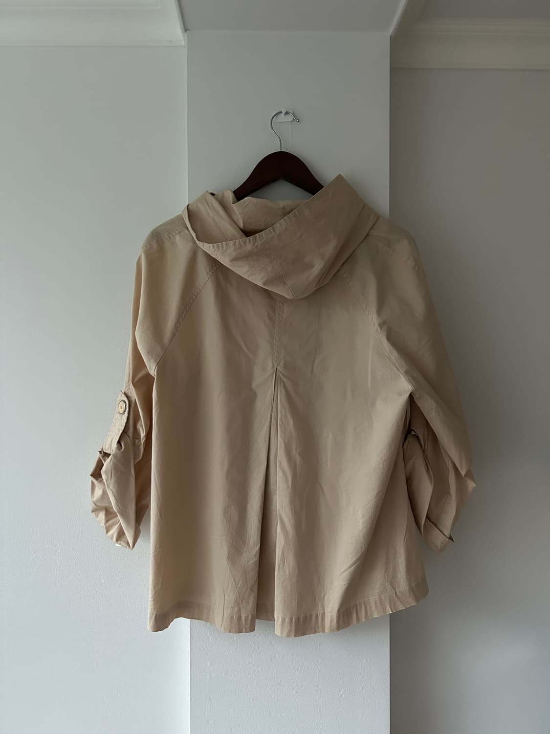 Twin Button Hooded Beige Jacket/빈티지 자켓 상품이미지6
