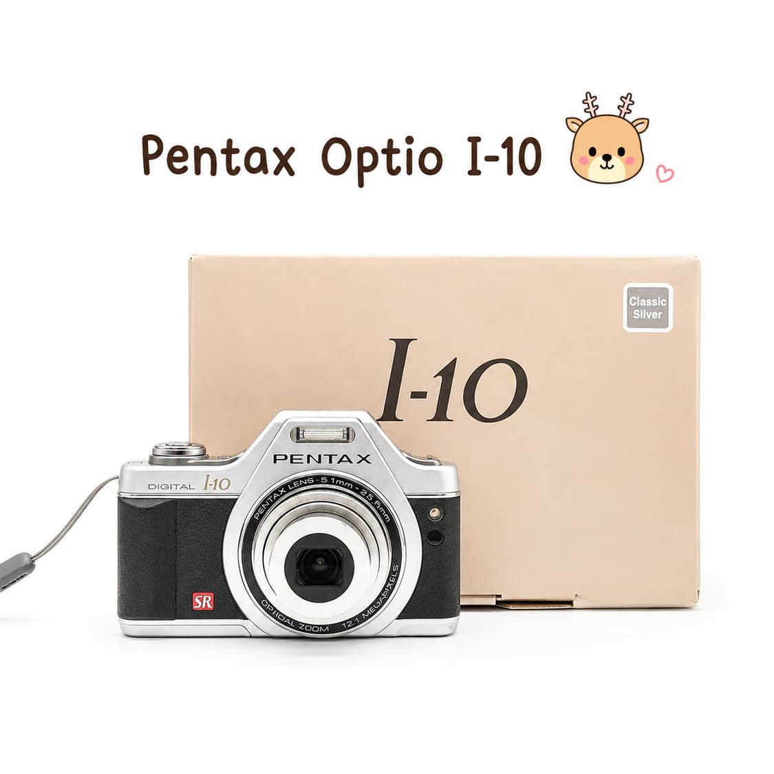 초미품✨️한글지원🤍 펜탁스 옵티오 i10 클래식 실버✨ 상품이미지1