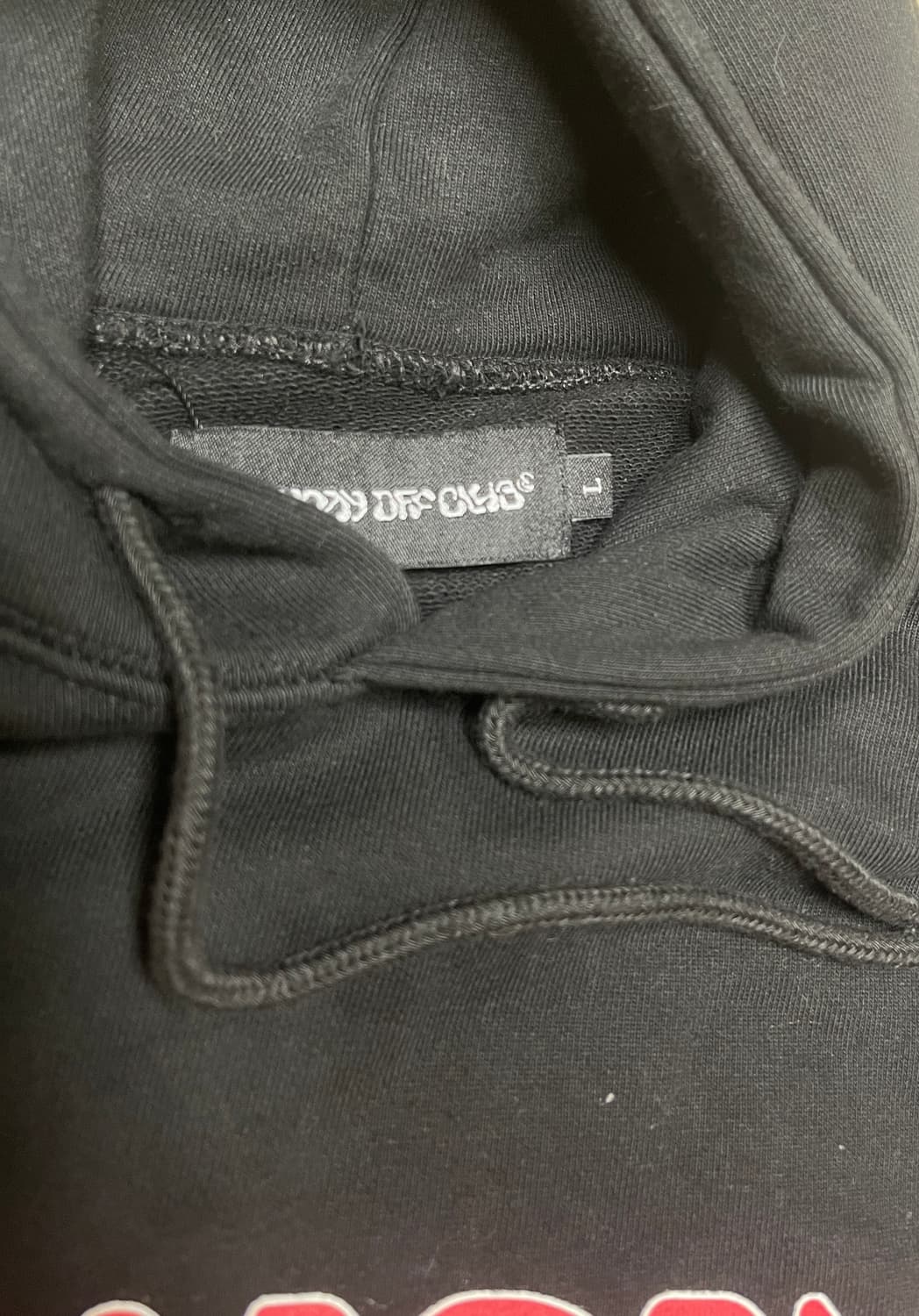 선데이오프클럽 블랙 후드티 상품이미지5