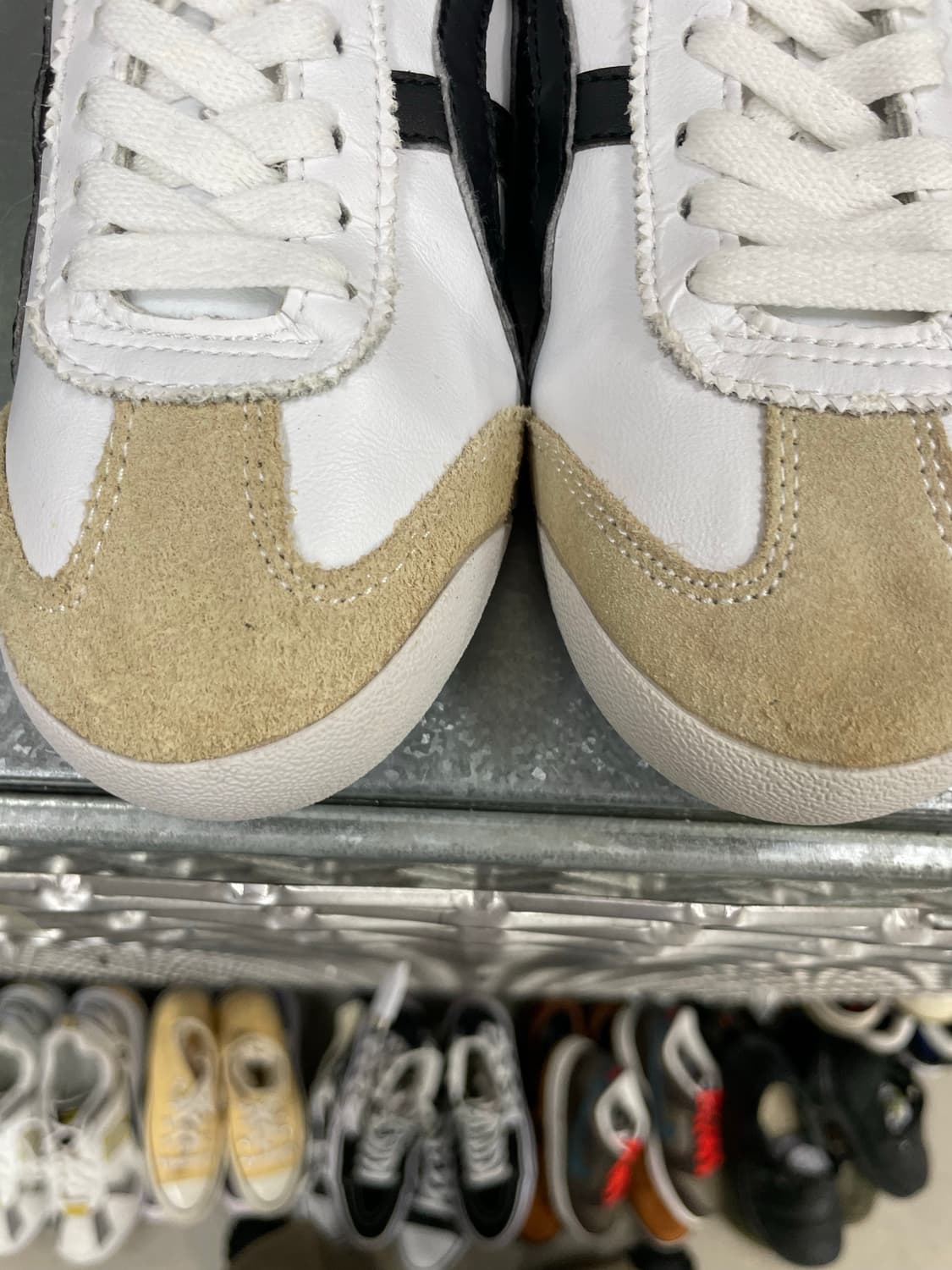 오니츠카 타이거 멕시코66 화이트 블랙 235 상품이미지7