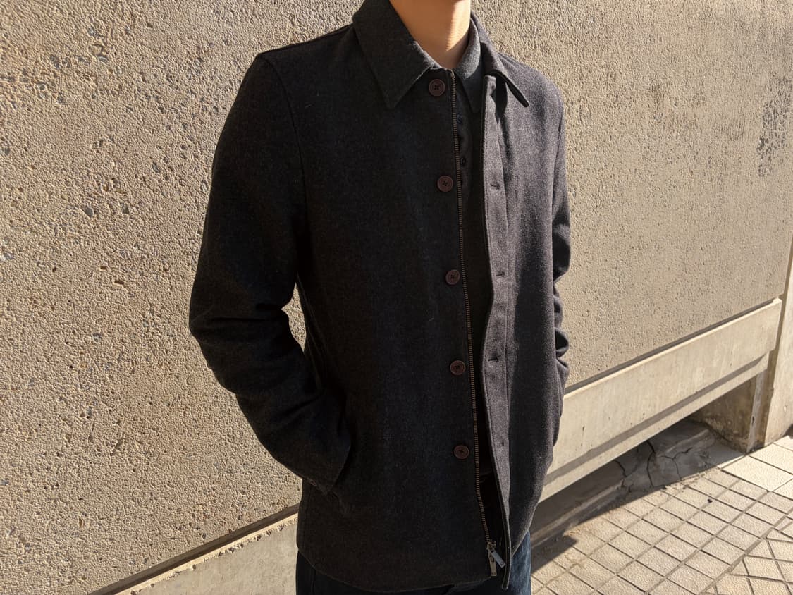 아르마니 익스체인지 울 코트 상품이미지2